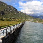 Kanał doprowadzający wodę do tunelu Adige-Garda